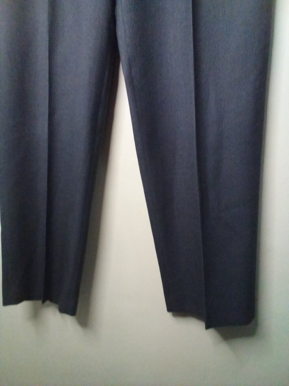 Hart Schaffner Marx Pants Men 34 x 31 Pleats Trousers Check Gray - Picture 6 of 16